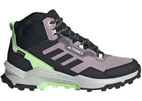 adidas Terrex AX4 Mid Gore-Tex Preloved Fig Core Black Green Spark (Women's)