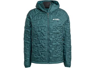 adidas Terrex Xperior Primaloft Loose Fill Insulated Hooded Jacket Aurora Ivy