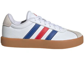 adidas VL Court 3.0 Cloud White Royal Blue Better Scarlet (GS)