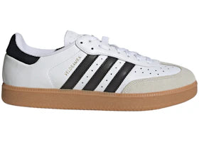 adidas Velosamba Leather White Black Gold Metallic