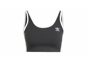 adidas Women's Adicolor 3-Stripes Bra Top Black/White
