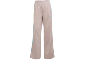 adidas Women's Adicolor Classic Firebird Loose Track Tracksuit Bottoms Wonder Taupe/Blue Glow