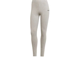 adidas Women's Essentials Linear Cotton Leggings Medium Grey Heather/Black