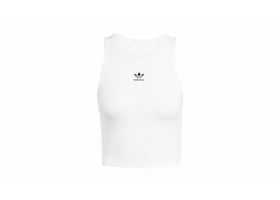 adidas Women's Essentials Ribbed Tank Top White