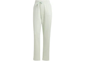 adidas Women's Essentials Small Logo Feel Cozy Open Hem Pant Linen Green
