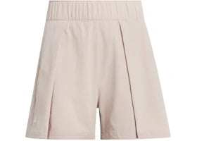 adidas Women's Go-To Pleated Shorts Wonder Taupe