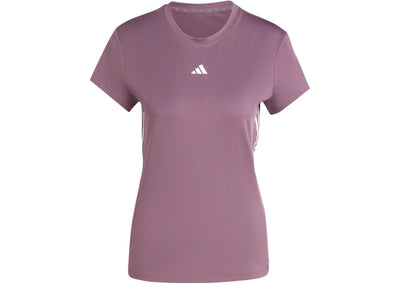 adidas Women's Hyperglam T-Shirt Shadow Fig/White