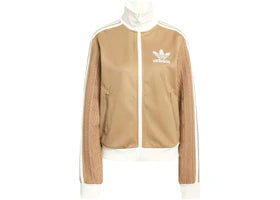 adidas Women's Knit Classic Track Top Cardboard