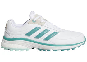 adidas Zoysia Spikeless Golf Cloud White Powder Teal Semi Flash Aqua (Women's)