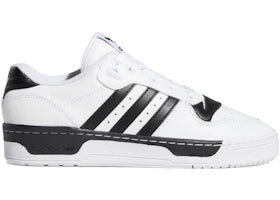 adidas Rivalry Low Cloud White Core Black Stripes
