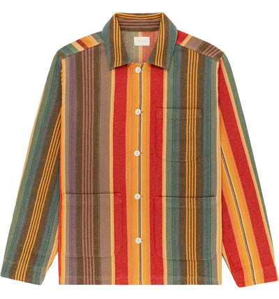 Aime Leon Dore Blanket Stripe Chore Shirt Multi