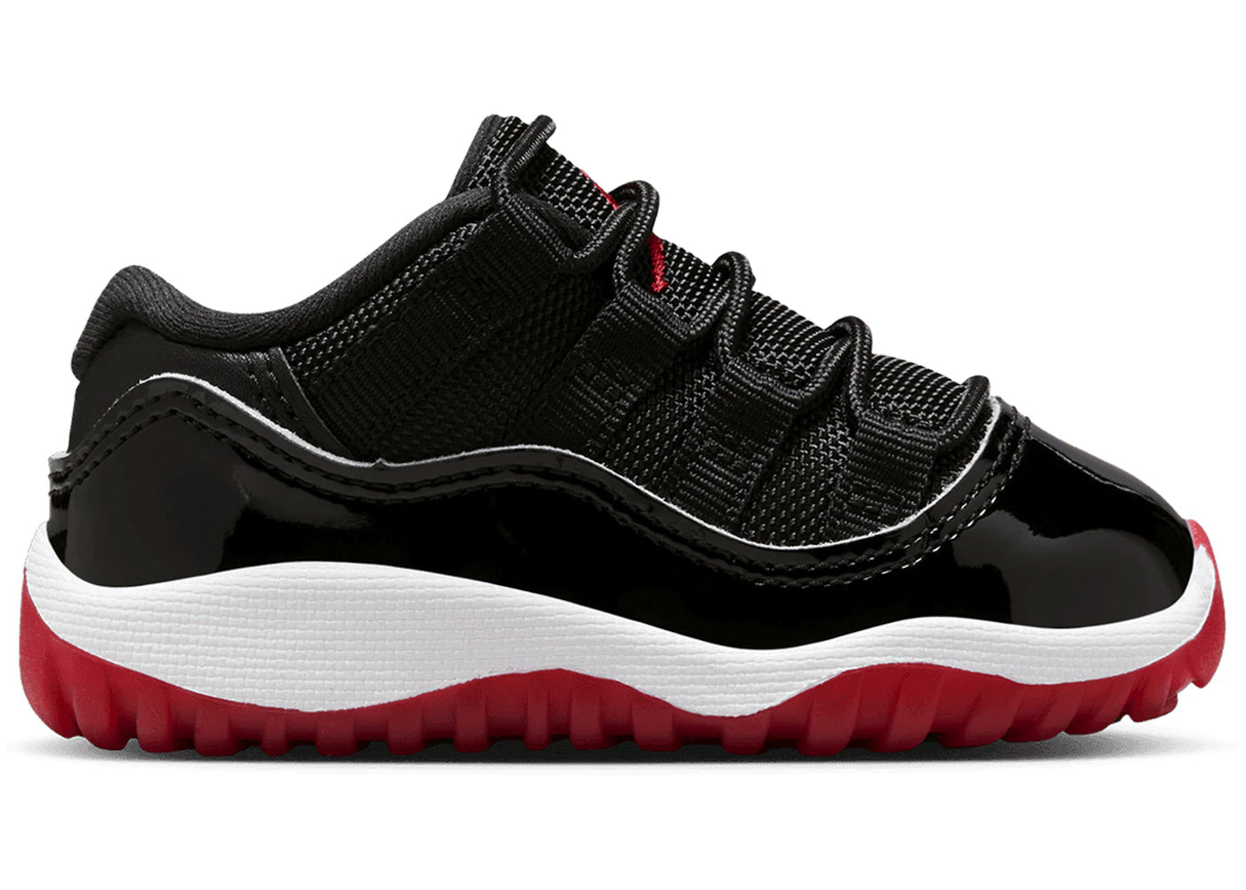 Jordan 11 Retro Low Bred (TD) (2025) sneakers - authentic Jordan shoes