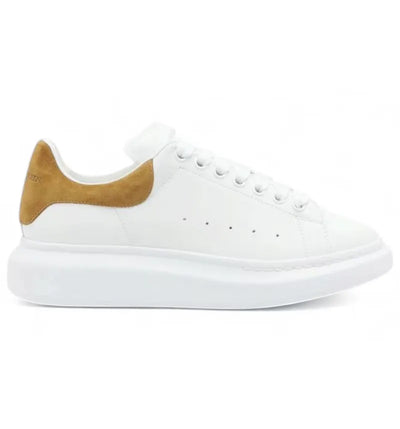 Alexander McQueen Oversized White Tan Quilted (Women's)
