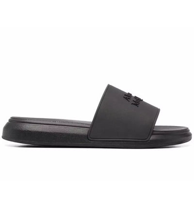 Alexander McQueen Pool Slide Black FW21