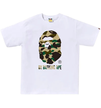 BAPE 1st Camo By Bathing Ape Tee White/Yellow