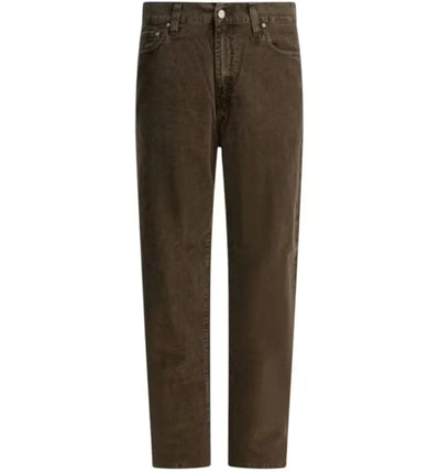 Carhartt WIP Aaron Velvet Pants Brown