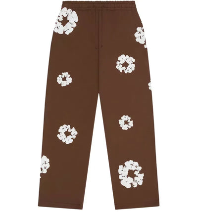 Denim Tears Cotton Wreath Baggy Sweatpants Brown