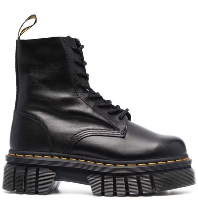 Dr. Martens Audrick Leather Platform Boot Black Nappa Lux (Women's)