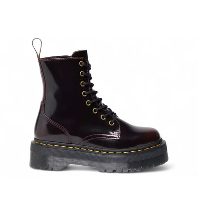Dr. Martens Jadon Arcadia Leather Platform Lace Up Boot Cherry Red