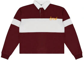 drew house sketch mascot rugby burgundy/off white