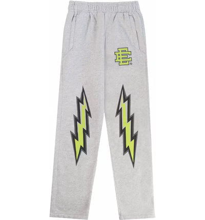 Eric Emanuel EE Basic Sweatpant Gray/Lime Bolt