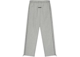 Fear of God Essentials Relaxed Fleece Piping Sweatpant Concrete Heather/Black