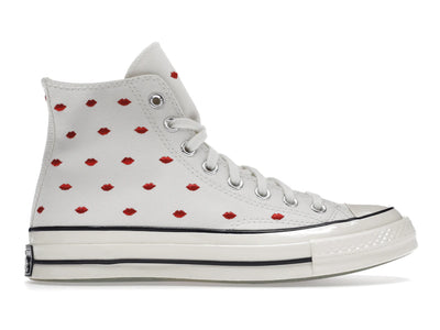 Converse Chuck Taylor All Star 70 Hi Embroidered Lips Vintage White