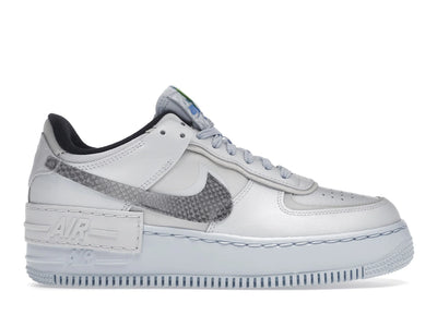 Nike Air Force 1 Low Shadow Pure Platinum Snakeskin Blue (Women's)