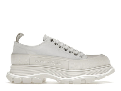 Alexander McQueen Tread Slick Low Lace Up White White