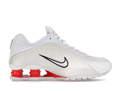 Nike Shox R4 White Phantom Picante Red (GS)