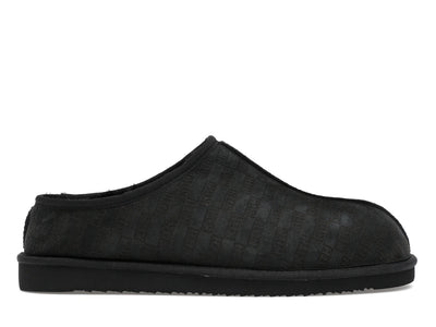 Kith Kithmas Monogram Shearling Slippers Black