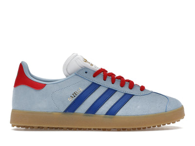 adidas Gazelle Spikeless Golf Clear Sky Royal Better Scarlet