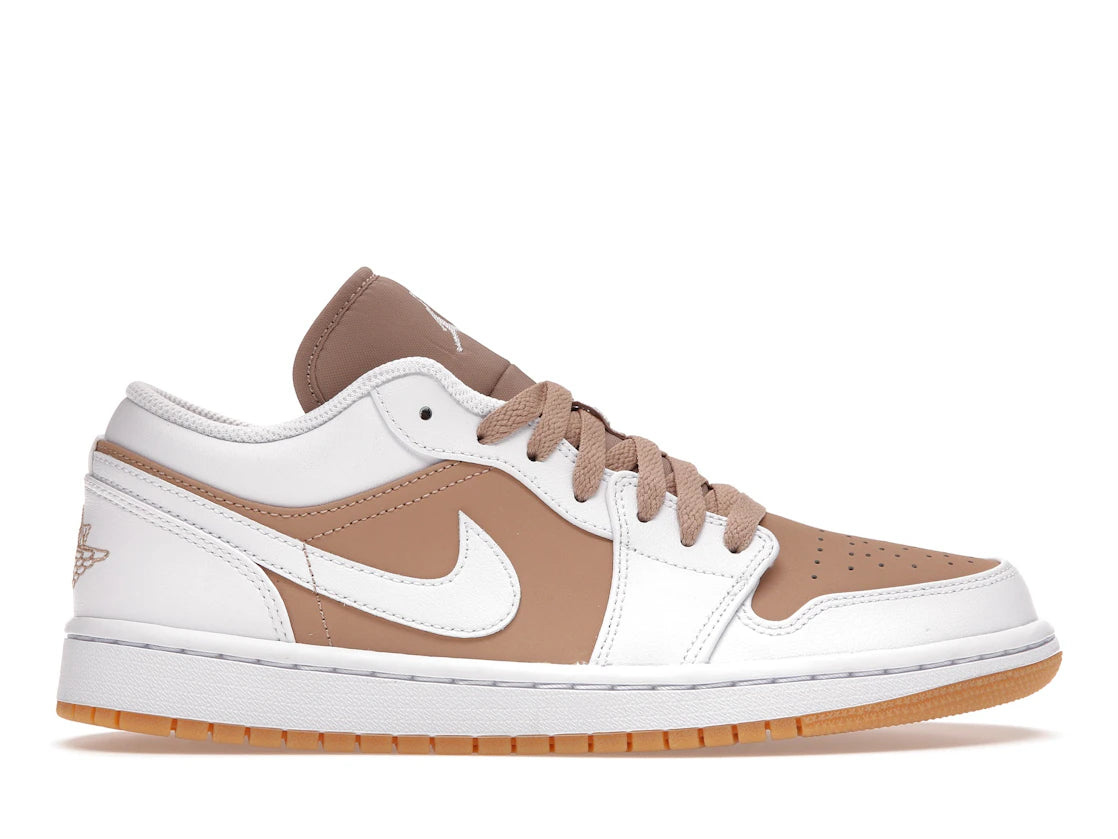 Jordan 1 Low Gum White