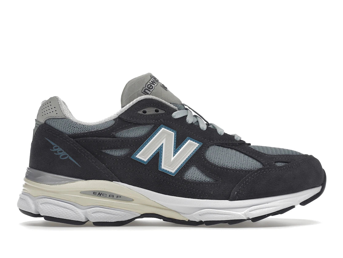 New Balance 990v3 MiUSA Kith Steel Blue