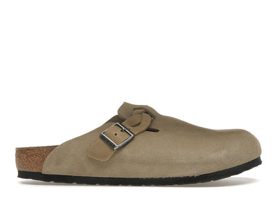 Birkenstock Boston Braided Suede Taupe
