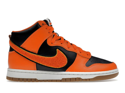 Nike Dunk High Retro Chenille Swoosh Safety Orange