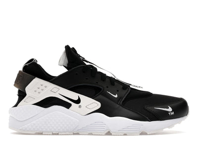 Nike Air Huarache Run Zip Black White