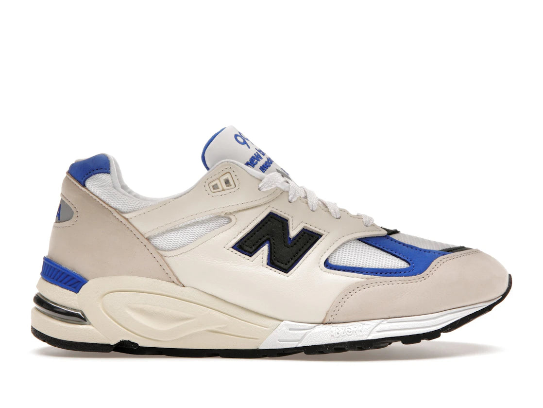 New Balance 990v2 MiUSA White Blue
