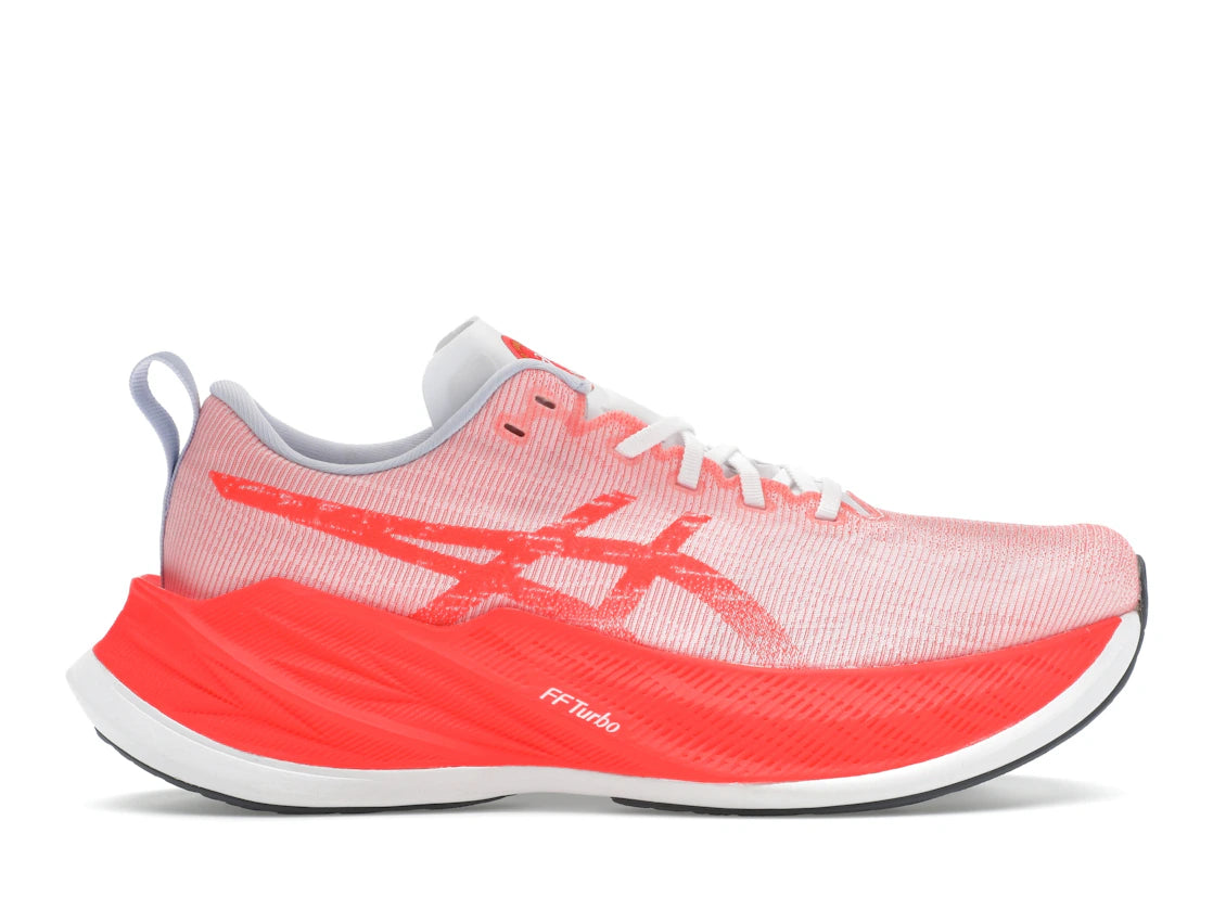 ASICS Superblast Weiß Sonnenaufgang Rot
