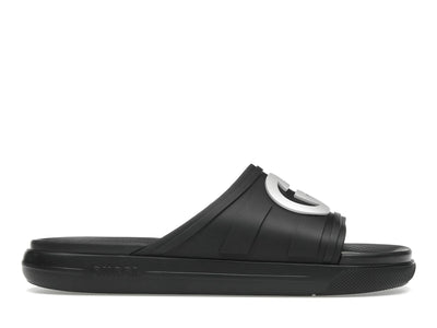 Gucci Interlocking G Slide Black White
