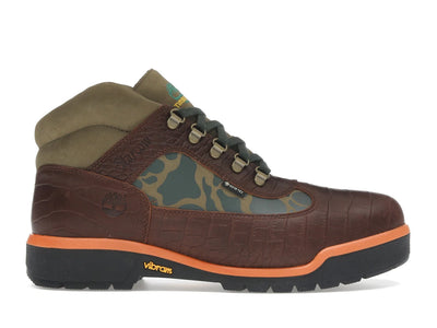 Timberland Field Boot Mid Lace Up Gore-Tex Starcow Medium Brown Camo