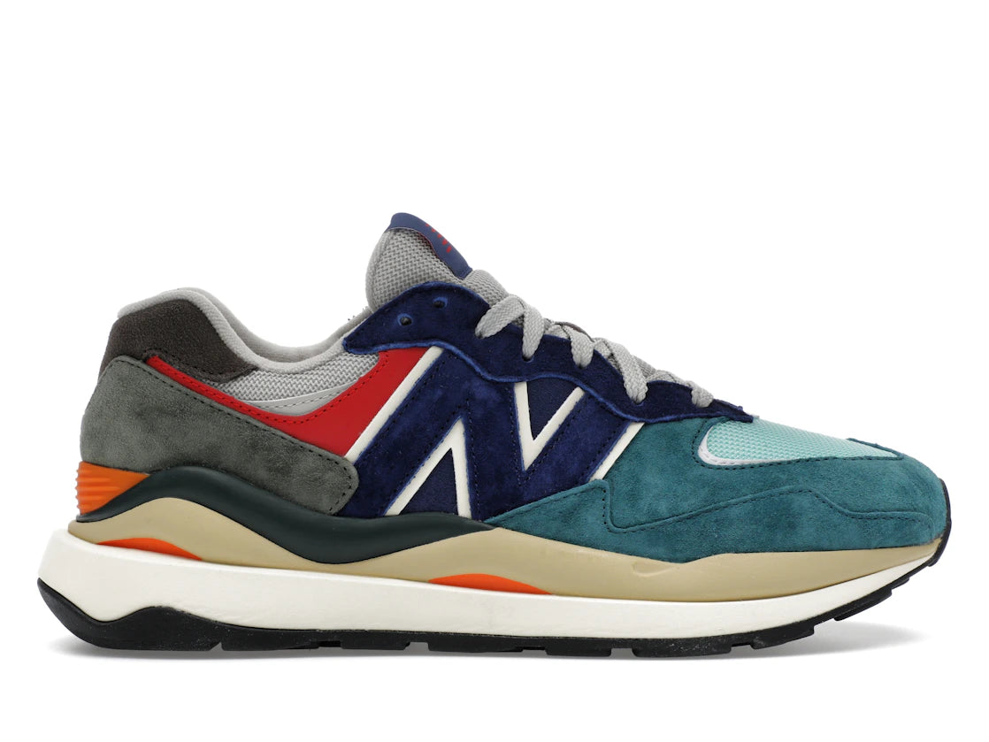New Balance 57/40 Grün Marineblau Orange Rot