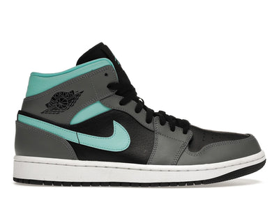 Jordan 1 Mid Grey Aqua