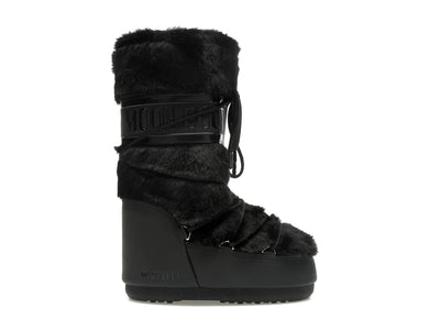 Moon Boot Icon Faux-Fur Boot Black