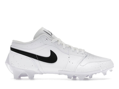 Jordan 1 Low TD Cleat White Black Splatter