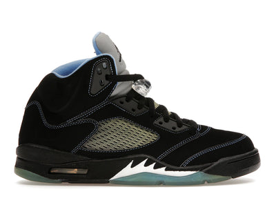 Jordan 5 Retro Schwarz/University Blue