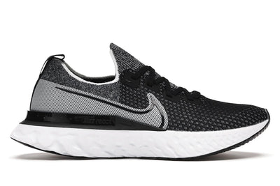 Nike React Infinity Run Flyknit Black White