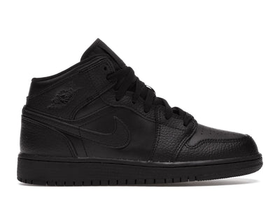 Jordan 1 Mid Schwarz (GS)