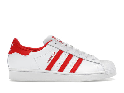 adidas Superstar Cloud White Vivid Red