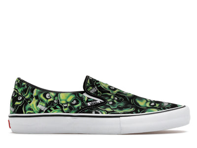 Vans Slip-On Supreme Skull Pile (Green)